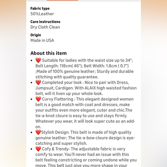 Elegant Brown Belt - Picture 5 of 5